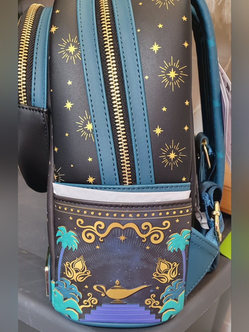 Loungefly Aladdin Exclusive Princess Jasmine Moonlit Palace Mini Backpack - Picture 4 of 8